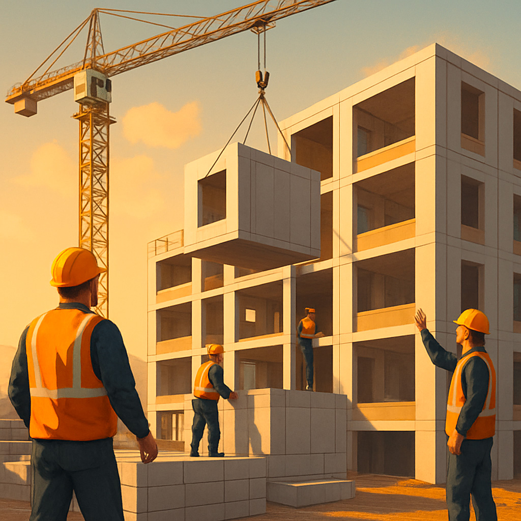 Processus de construction Speedblok